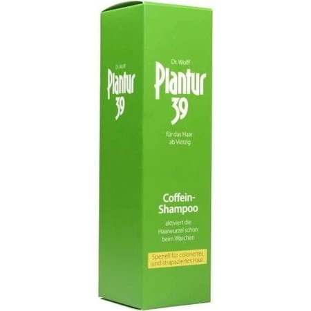 Plantur 39 Фіто-кофеїновий шампунь для фарбованого волосся 1×250 мл, шампунь з кофеїном: ціни та характеристики