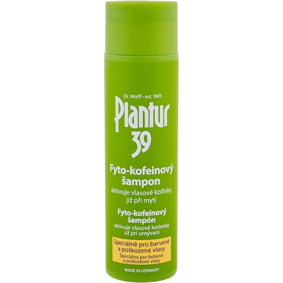 Plantur 39 Фіто-кофеїновий шампунь для фарбованого волосся 1×250 мл, шампунь з кофеїном: ціни та характеристики