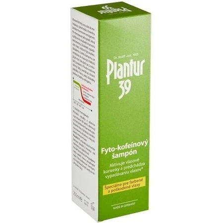Plantur 39 Фіто-кофеїновий шампунь для фарбованого волосся 1×250 мл, шампунь з кофеїном: ціни та характеристики
