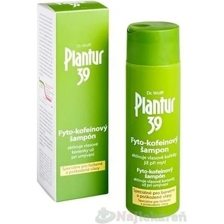 Plantur 39 Фіто-кофеїновий шампунь для фарбованого волосся 1×250 мл, шампунь з кофеїном: ціни та характеристики