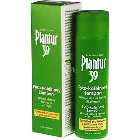 Plantur 39 Фіто-кофеїновий шампунь для фарбованого волосся 1×250 мл, шампунь з кофеїном: ціни та характеристики