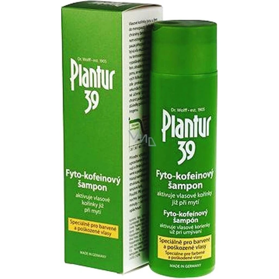 Plantur 39 Фіто-кофеїновий шампунь для фарбованого волосся 1×250 мл, шампунь з кофеїном: ціни та характеристики