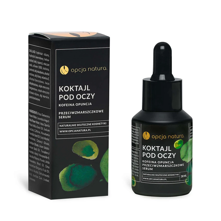 Opcja Natura Eye Cocktail, сироватка проти зморшок, кофеїн та опунція, 30 мл: ціни та характеристики
