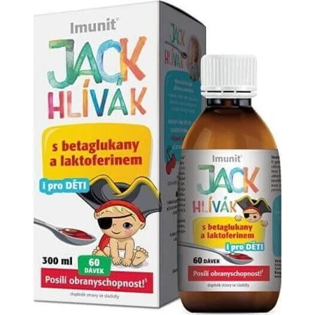 HLIVA JACK JACK SIRUP Глюканы, Лактоферрин-Иммун 1×300 мл, сироп для детей (60 доз): цены и характеристики