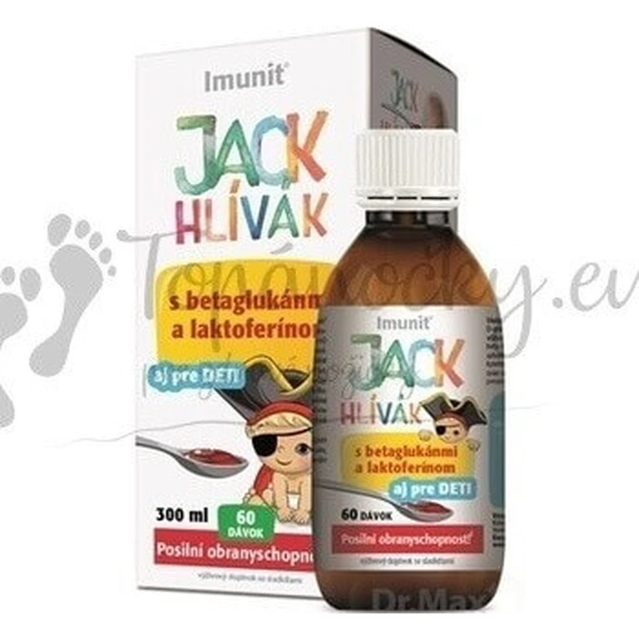 HLIVA JACK JACK SIRUP Глюканы, Лактоферрин-Иммун 1×300 мл, сироп для детей (60 доз): цены и характеристики