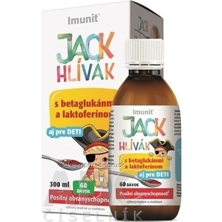 HLIVA JACK JACK SIRUP Глюканы, Лактоферрин-Иммун 1×300 мл, сироп для детей (60 доз): цены и характеристики