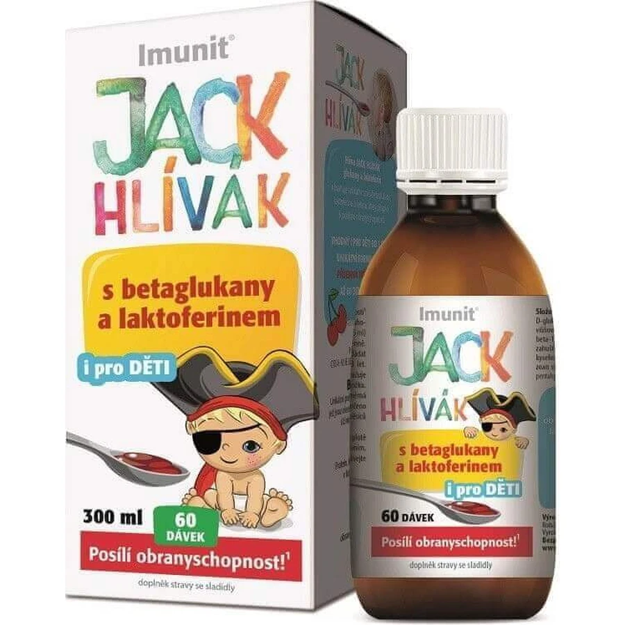 HLIVA JACK JACK SIRUP Глюканы, Лактоферрин-Иммун 1×300 мл, сироп для детей (60 доз): цены и характеристики