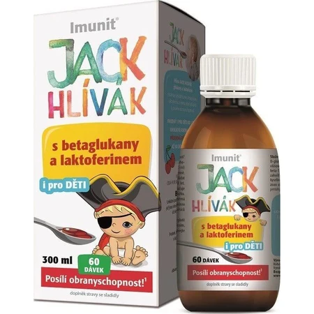 HLIVA JACK JACK SIRUP Глюканы, Лактоферрин-Иммун 1×300 мл, сироп для детей (60 доз): цены и характеристики