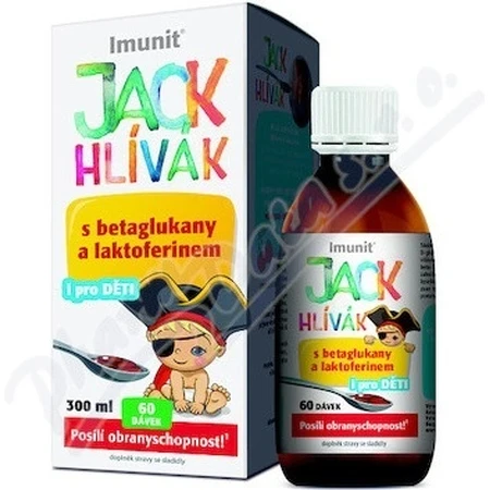HLIVA JACK JACK SIRUP Глюканы, Лактоферрин-Иммун 1×300 мл, сироп для детей (60 доз): цены и характеристики