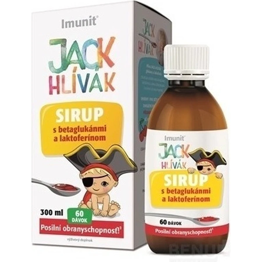 HLIVA JACK JACK SIRUP Глюканы, Лактоферрин-Иммун 1×300 мл, сироп для детей (60 доз): цены и характеристики