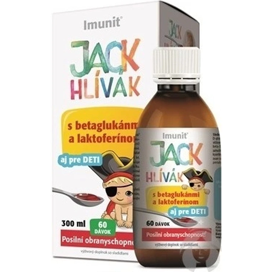 HLIVA JACK JACK SIRUP Глюканы, Лактоферрин-Иммун 1×300 мл, сироп для детей (60 доз): цены и характеристики