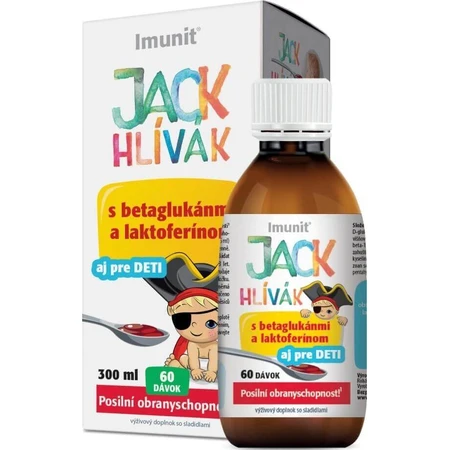 HLIVA JACK JACK SIRUP Глюканы, Лактоферрин-Иммун 1×300 мл, сироп для детей (60 доз): цены и характеристики