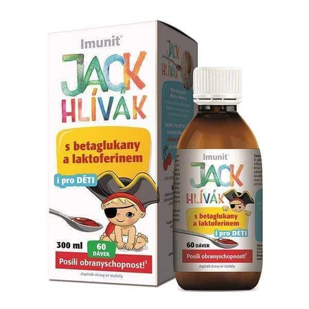 HLIVA JACK JACK SIRUP Глюканы, Лактоферрин-Иммун 1×300 мл, сироп для детей (60 доз): цены и характеристики