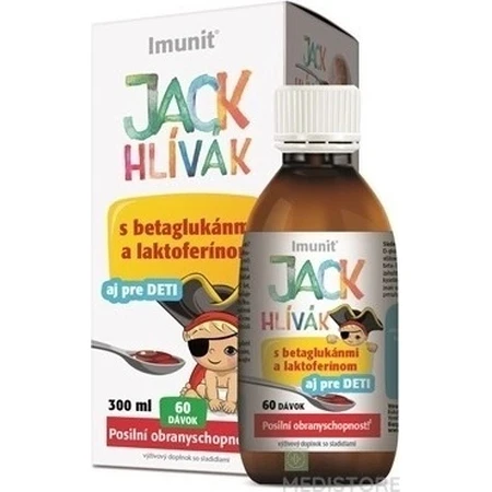 HLIVA JACK JACK SIRUP Глюканы, Лактоферрин-Иммун 1×300 мл, сироп для детей (60 доз): цены и характеристики