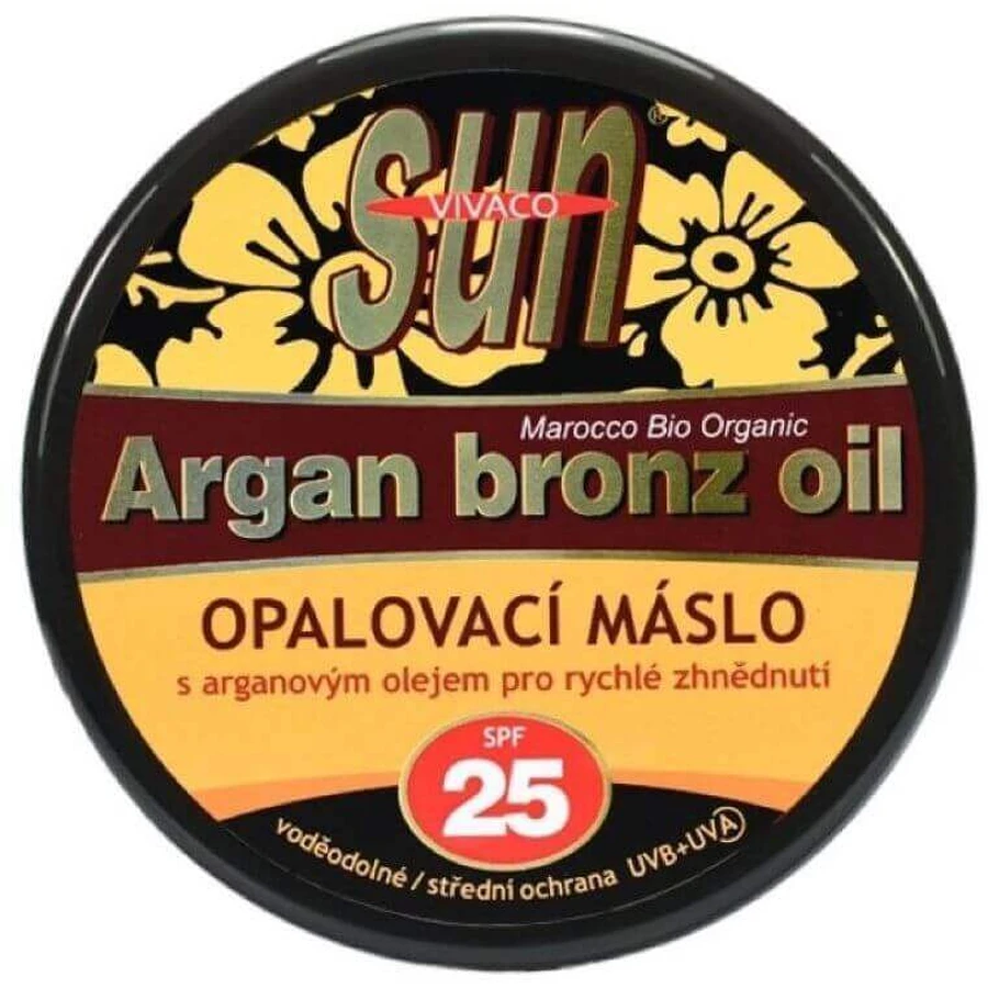 Олія для засмаги з аргановою олією Vivaco для швидкої засмаги SPF25 200 мл: ціни та характеристики