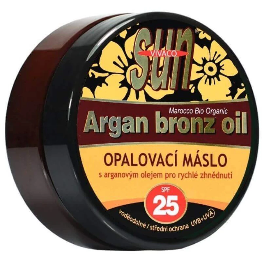 Олія для засмаги з аргановою олією Vivaco для швидкої засмаги SPF25 200 мл: ціни та характеристики