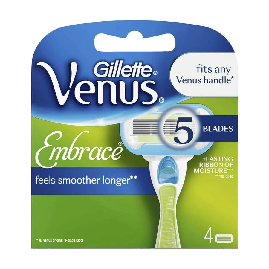 Venus Embrace Extra smooth 4 NH 1×4 шт, бритвенные головки: цены и характеристики