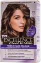 Loreal Paris EXCELLENCE CREME Стійка фарба для волосся з аміаком 7.11, 1 шт.