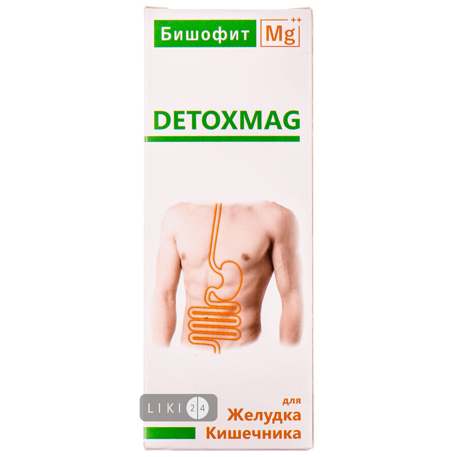 Detoxmag добавка дієтична магнієво-мінеральна концетрат, 100 мл: ціни та характеристики