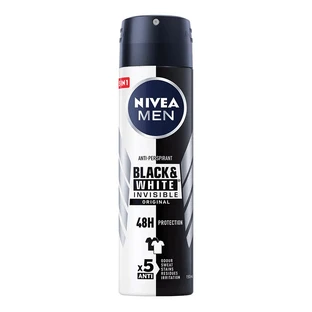 Дезодорант-спрей для чоловіків Black & White Invisible Power, 150 мл, Nivea