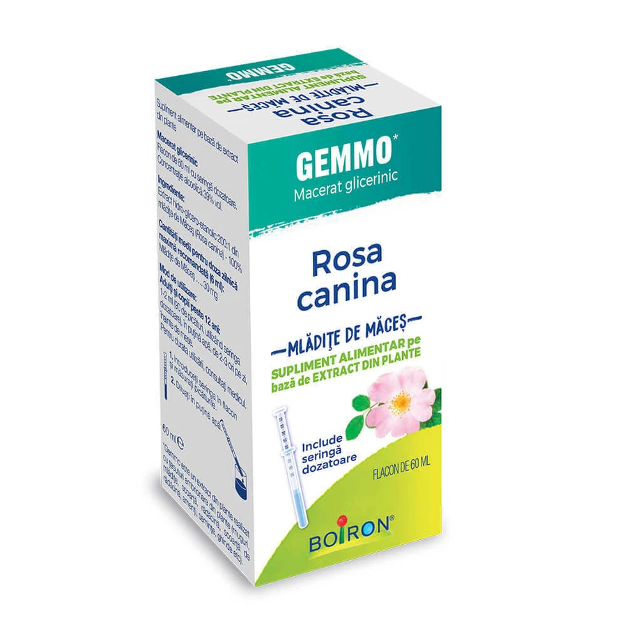 Экстракт шиповника Rosa Canina Gemmo, 60 мл, Boiron: цены и характеристики
