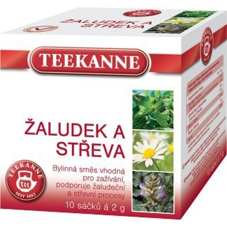 Фіточай Teekanne Žalúdеk a Střeva шлунково-кишковий, фільтр-пакети по 2 г, №20: ціни та характеристики
