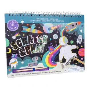 Scratch & Play Space Scratch & Play Space Activity Book, 3 года+, Floss & Rock