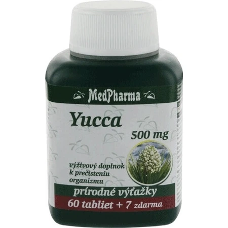 MedPharma YUCCA 500MG 1×67 tbl, юка: ціни та характеристики
