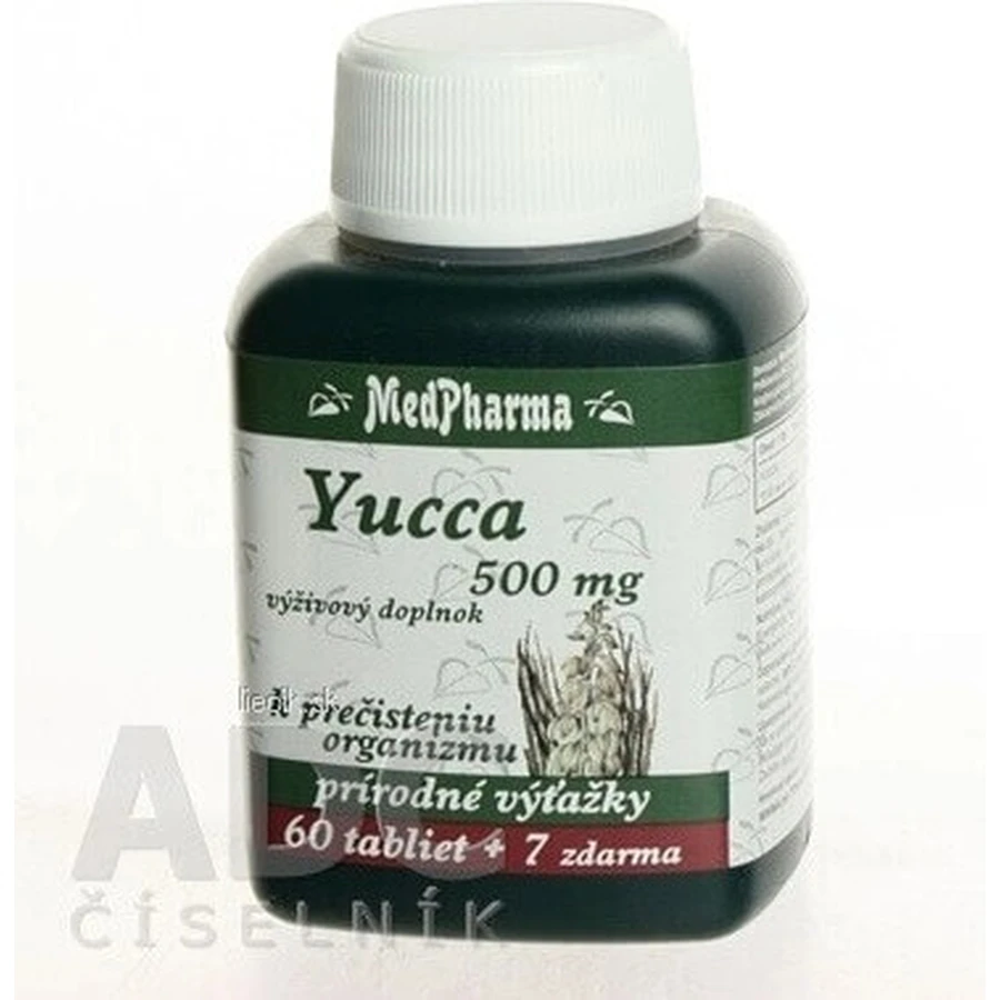MedPharma YUCCA 500MG 1×67 tbl, юка: ціни та характеристики