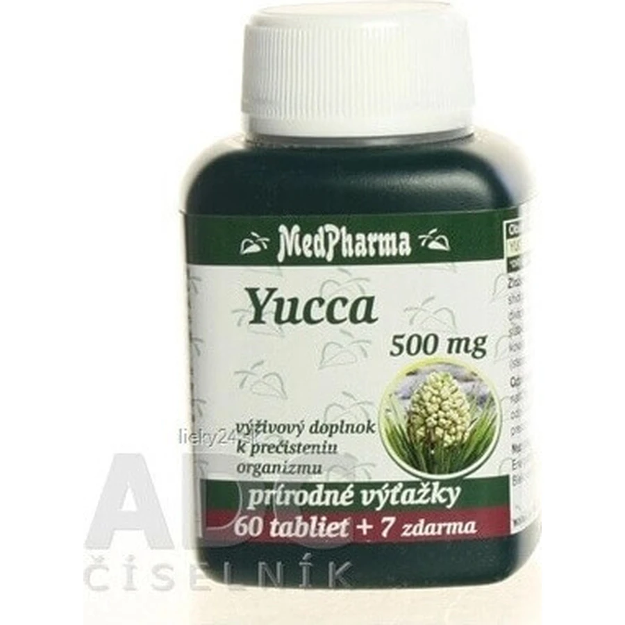 MedPharma YUCCA 500MG 1×67 tbl, юка: ціни та характеристики