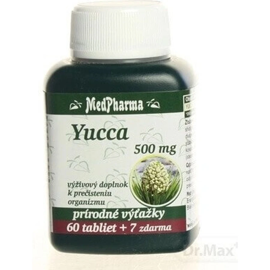 MedPharma YUCCA 500MG 1×67 tbl, юка: ціни та характеристики