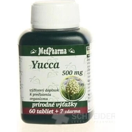 MedPharma YUCCA 500MG 1×67 tbl, юка: ціни та характеристики