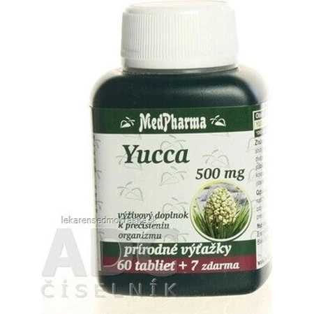 MedPharma YUCCA 500MG 1×67 tbl, юка: ціни та характеристики