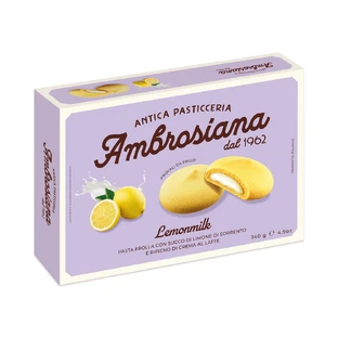 Лимонное молоко и печенье с лимонным кремом Лимонное молоко, 140 г, Ambrosiana