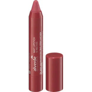 Alverde Naturkosmetik Matt ruj 10 червоний поцілунок, 3,7 г