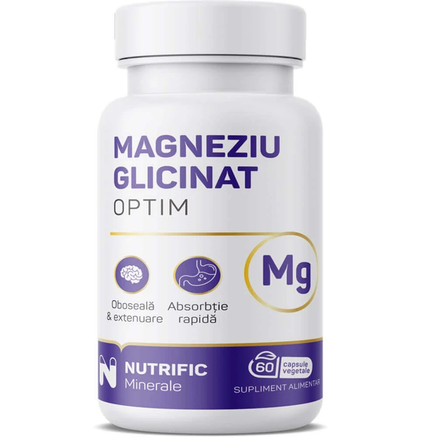 Магній гліцинат Оптим, 60 капсул, Nutrific: ціни та характеристики