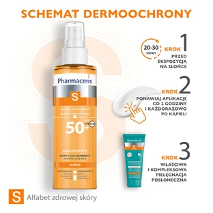 Pharmaceris S Sun Protect Сухое масло для тела SPF50+ 200 мл
