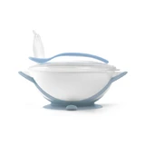 BabyOno, молокоотсос и миска, голубой, 1063/05, с 6 месяцев, 300 мл, 1 шт.