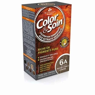 Восковая краска Color & Soin (темно-пепельный блондин) 6A 135 мл