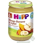 HiPP Органічні яблука з манго та бананами 1×190 г, фруктовий снек для дітей: ціни та характеристики