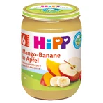 HiPP Органічні яблука з манго та бананами 1×190 г, фруктовий снек для дітей: ціни та характеристики