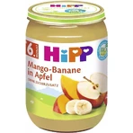 HiPP Органічні яблука з манго та бананами 1×190 г, фруктовий снек для дітей: ціни та характеристики