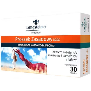 Langsteiner Alkaline Powder Tabs, 30 таблеток ДЕФЕКТИРОВАННАЯ УПАКОВКА