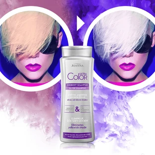 Шампунь Joanna Ultra Color сріблясто-попелястий блонд, 200 мл