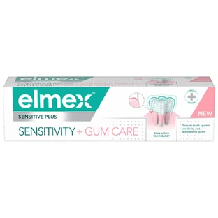 Зубна паста Sensitive Plus Чутливість+Гумка, 75 мл, Elmex