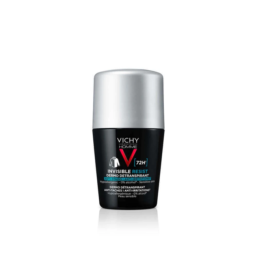 Дезодорант Roll-on Invisible Resist 72H Homme, 50 мл, Vichy: ціни та характеристики
