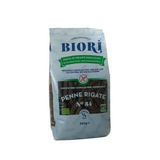 Органические макароны пенне из гречневой муки, 250 г, Biori