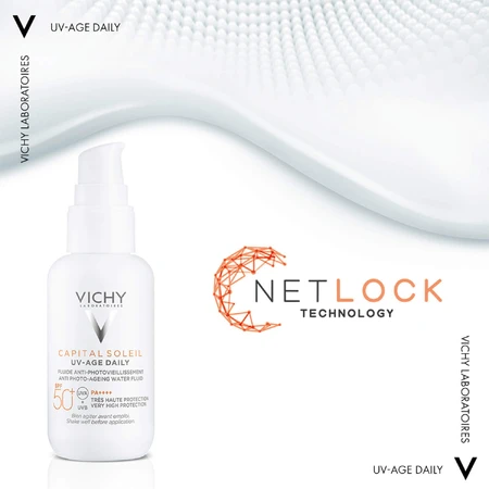 Флюїд для обличчя Vichy Capital Soleil UV AGE SPF 50+, проти фотостаріння, 40 мл: ціни та характеристики
