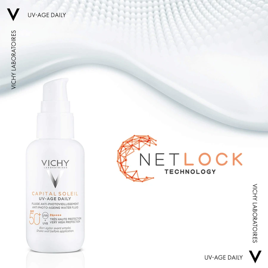 Флюїд для обличчя Vichy Capital Soleil UV AGE SPF 50+, проти фотостаріння, 40 мл: ціни та характеристики