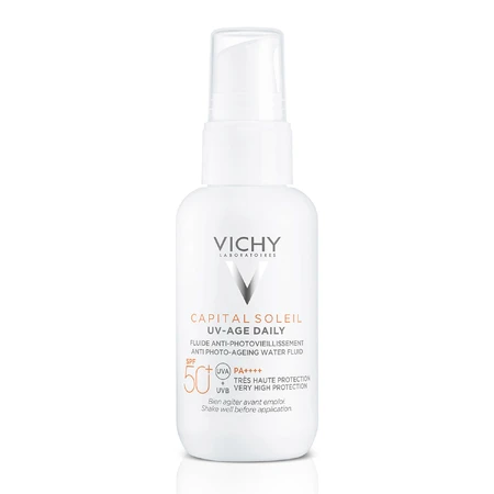Флюїд для обличчя Vichy Capital Soleil UV AGE SPF 50+, проти фотостаріння, 40 мл: ціни та характеристики